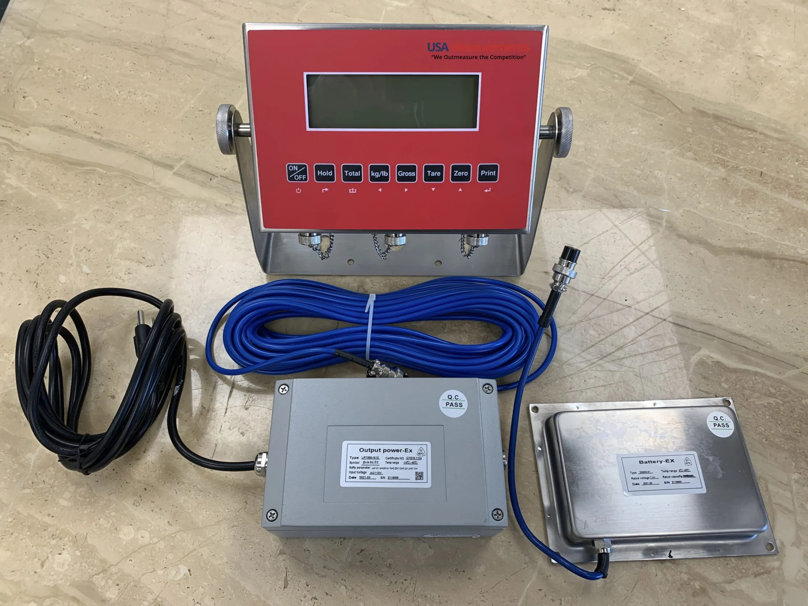 US-LD3131-P-EX «SafeWeigh» Drum Scale (500 lb x 0.2 lb)