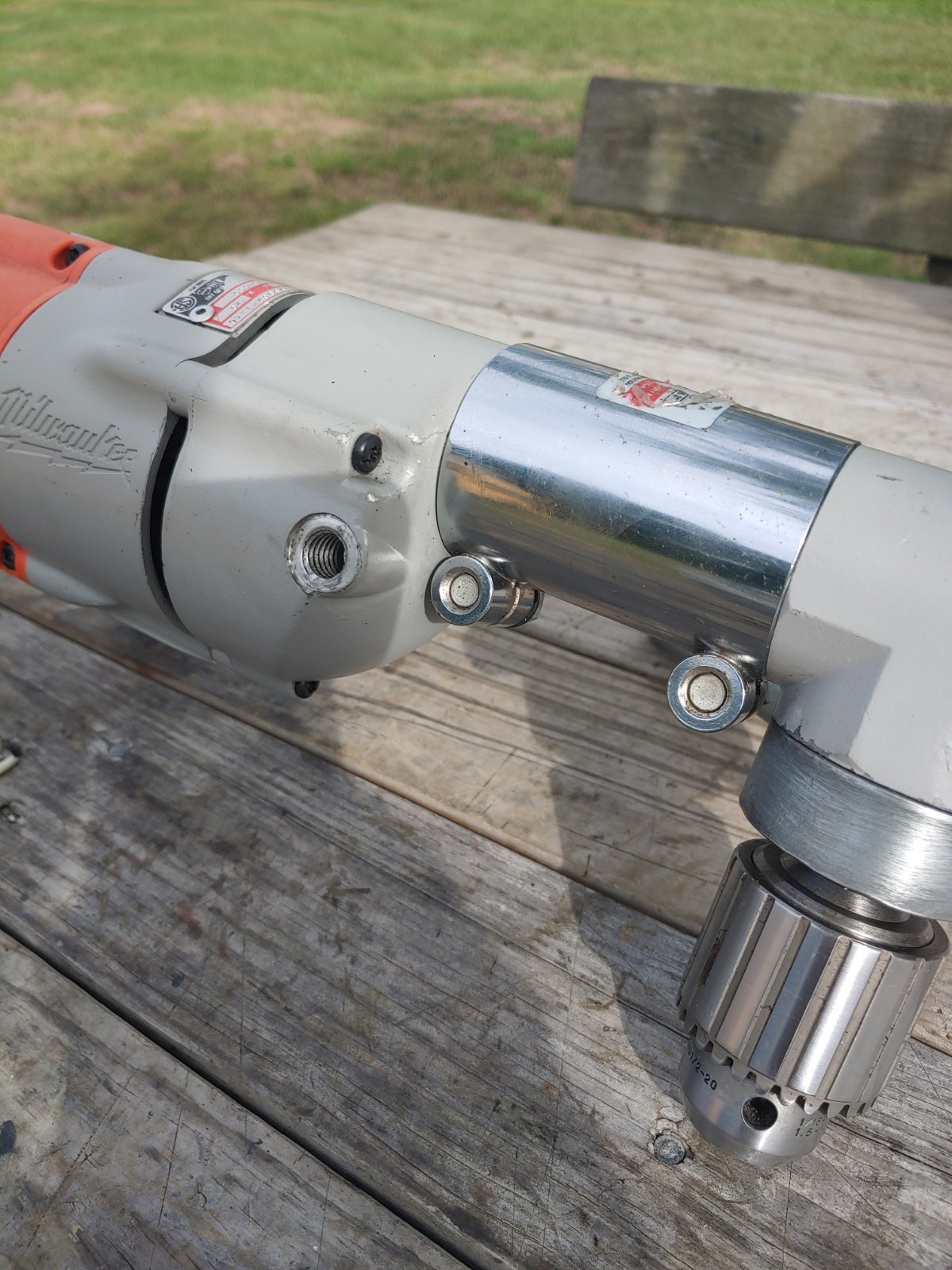 Milwaukee 1107-1 1/2″ Heavy Duty Right Angle Drill. USA. Serviced.
