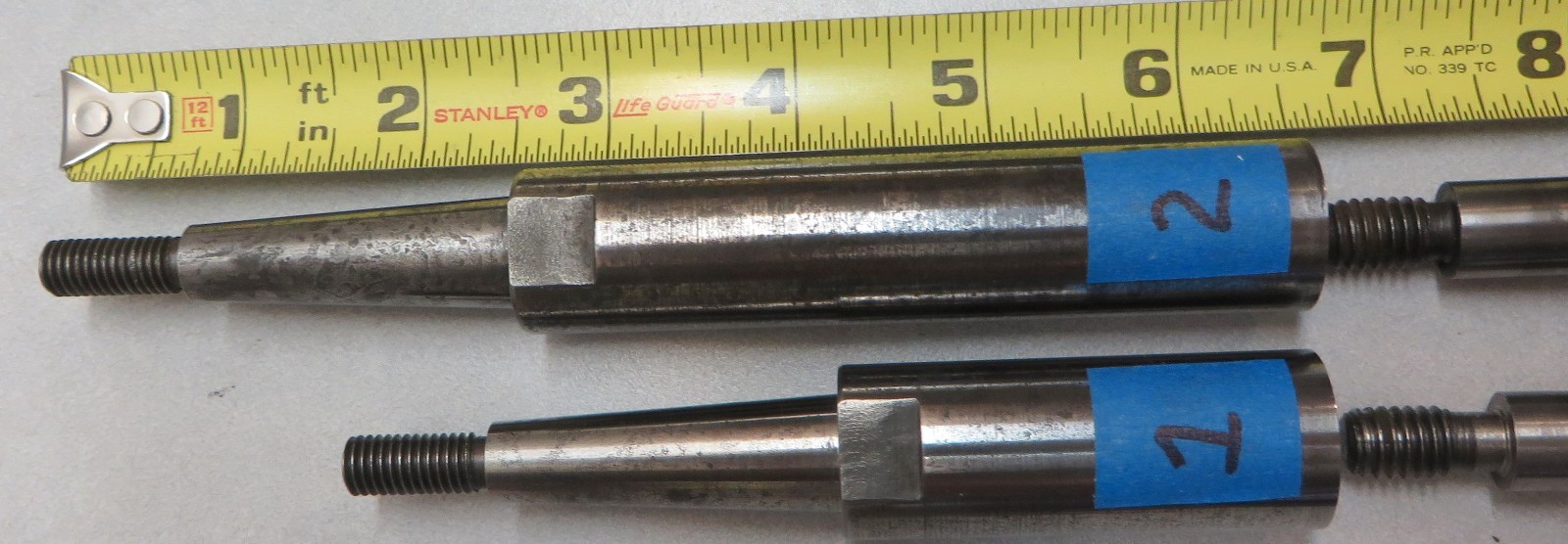 O.D. / I. D. GRINDER ARBORS (7 USED ARBORS) BEING SOLD AS IS. UNKNOW MANUFACTURE