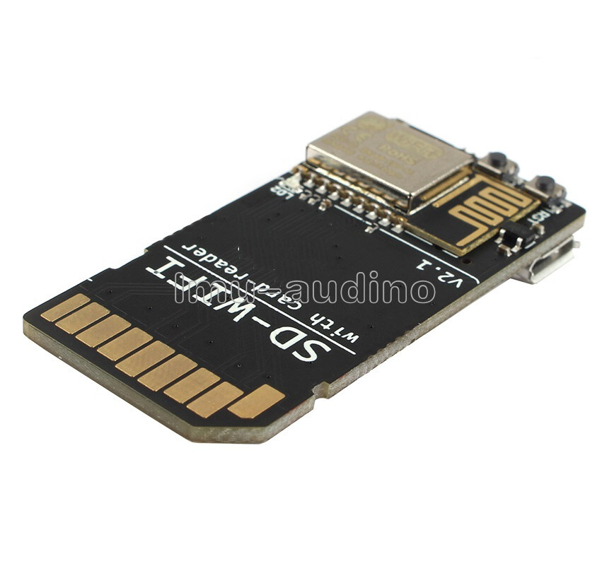 SD-WIFI with Card-Reader Module ESP8266 USB to serial Wireless Transmission
