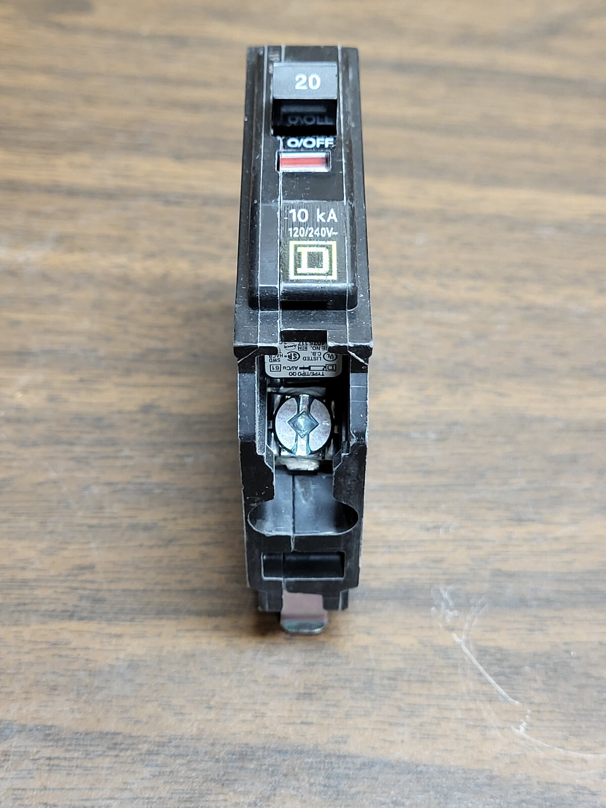 SQUARE D QO120 20 AMP 1POLE 120/240V CIRCUIT BREAKER LOT OF 10
