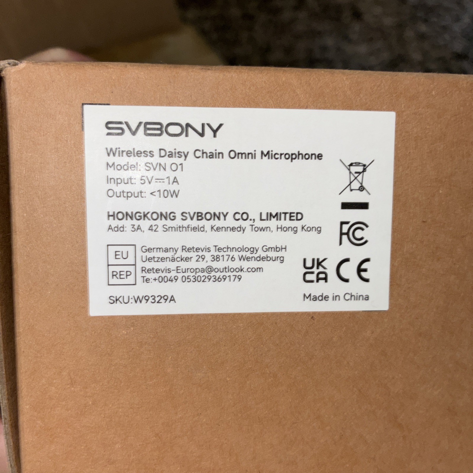 SVBONY SVN O1 Wireless Daisy-Chain Conference Mic AI Noise Reduction 360° Pickup