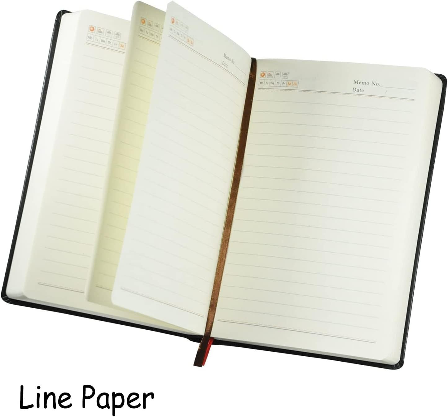 Vintage Believe Notebook Thick Blank Paper Notepad Leather Journal Diary Book