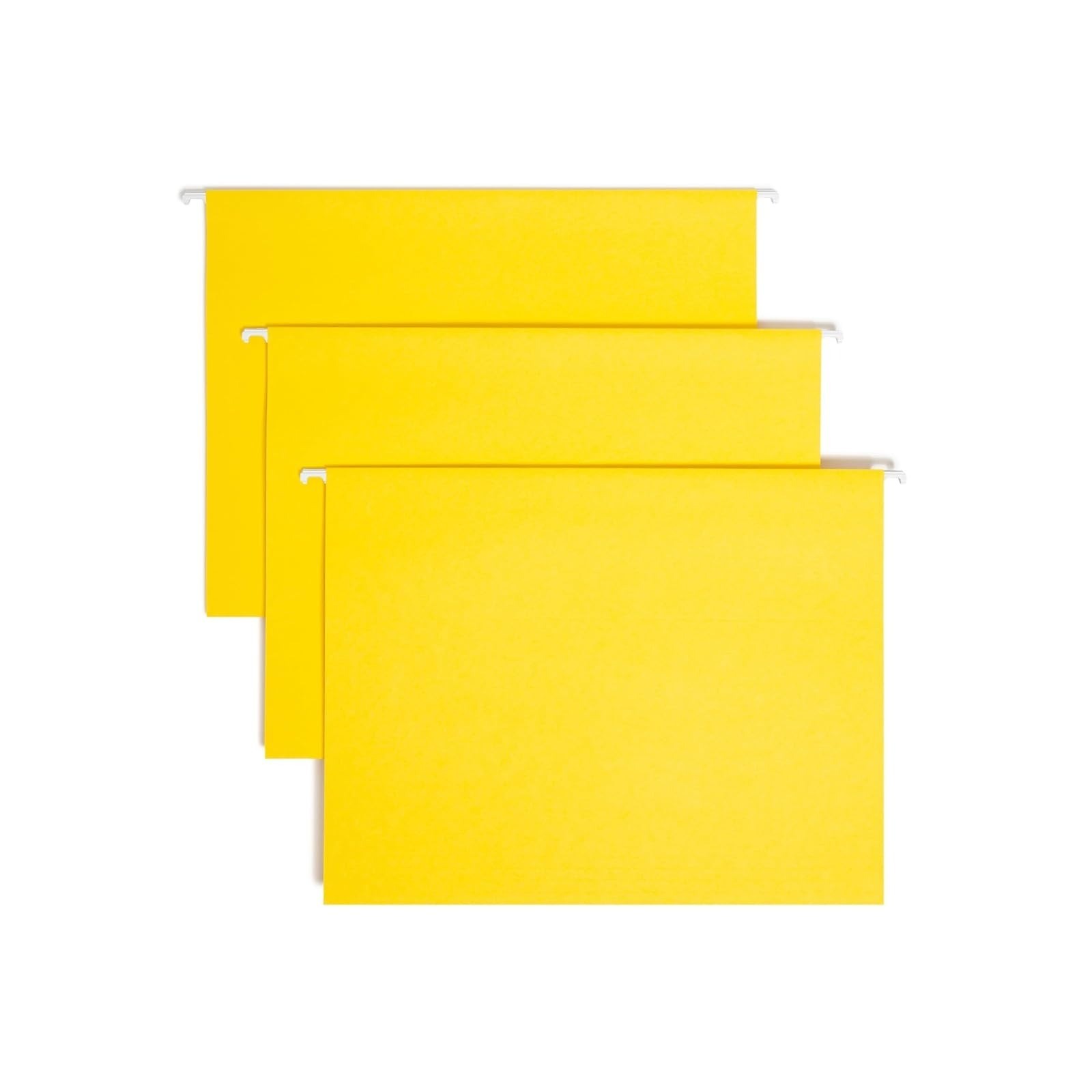 SMEAD Standard Hanging File Folders, 25 Count, Assorted Colors, 1/5-Cut