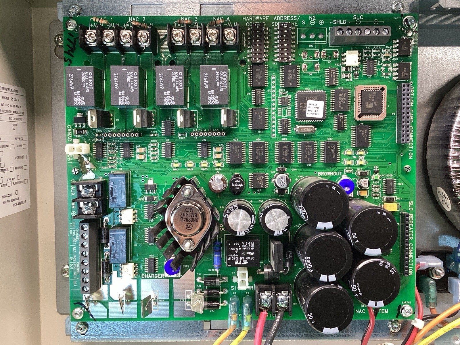 Simplex 4009 IDNet NAC Extender 4009-9201 Fire Alarm Panel – TESTED & WORKING