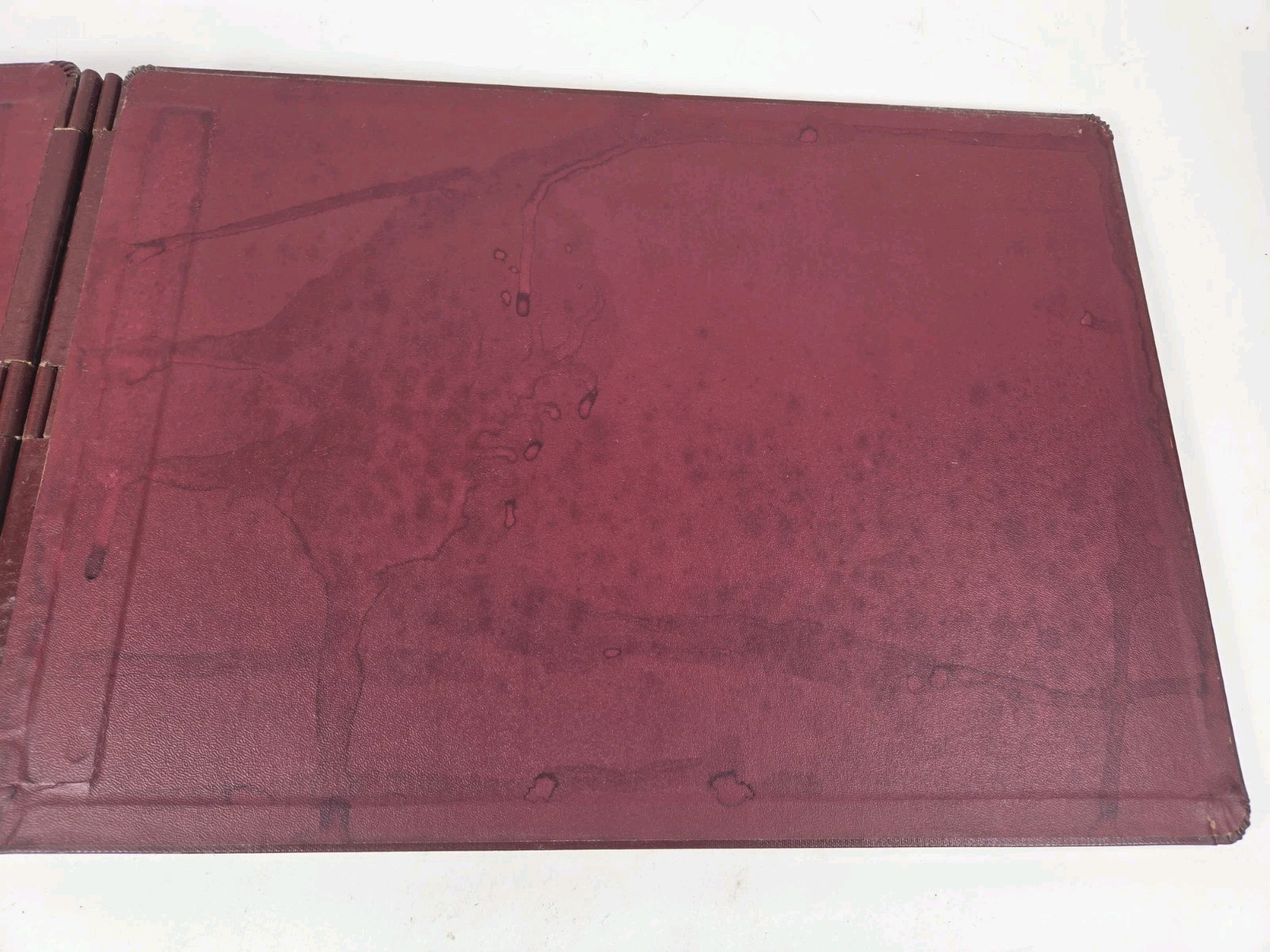 Vintage Boorum & Pease Ledger Book Case Notebook Hardcover Shell Only Maroon