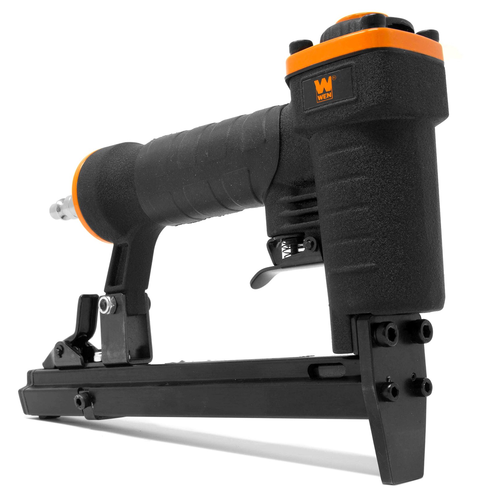 WEN 61706 20-Gauge 3/8-Inch Crown Air-Powered Pneumatic Crown, Black
