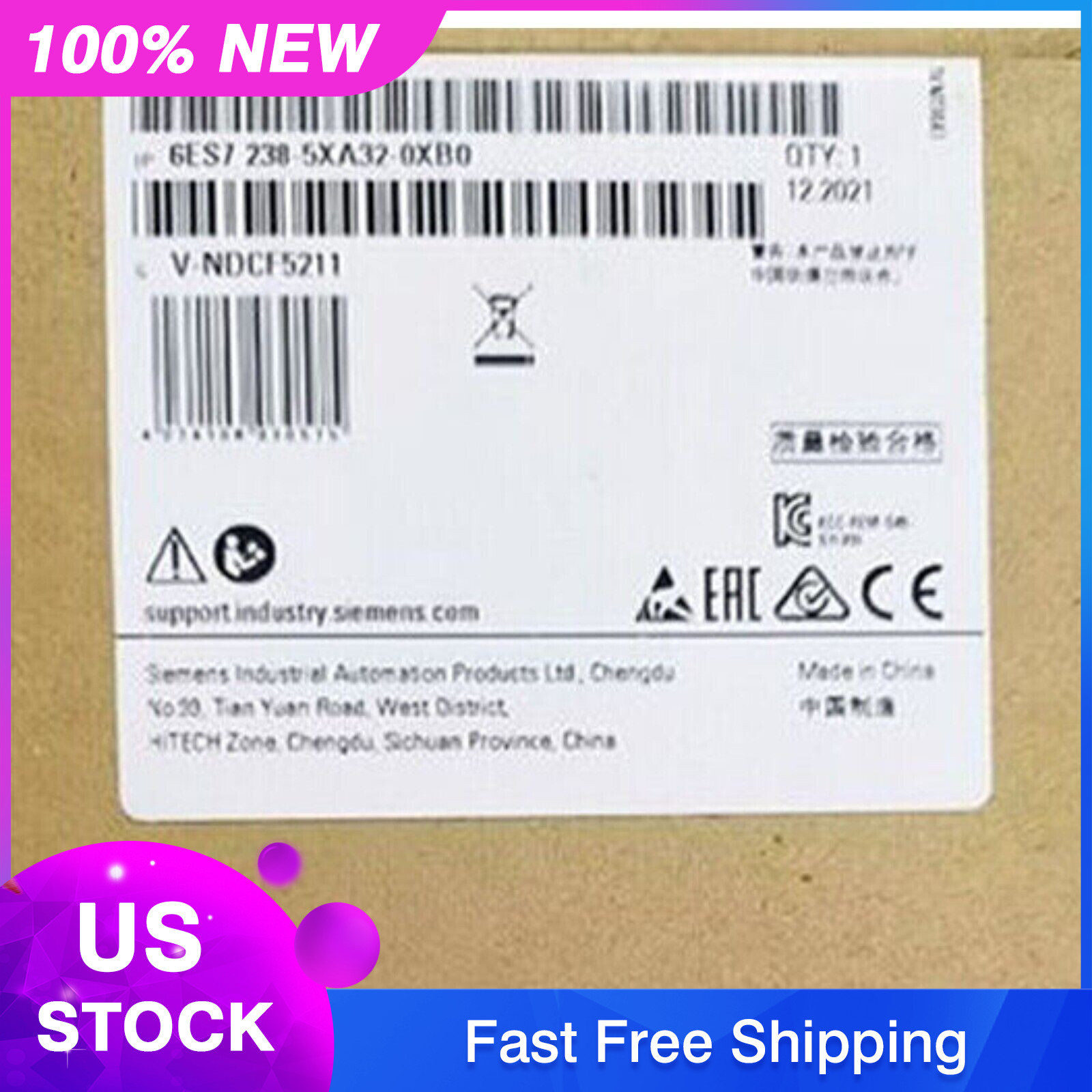 New Siemens SIMATIC S7-1200 6ES7 238-5XA32-0XB0 6ES7238-5XA32-0XB0