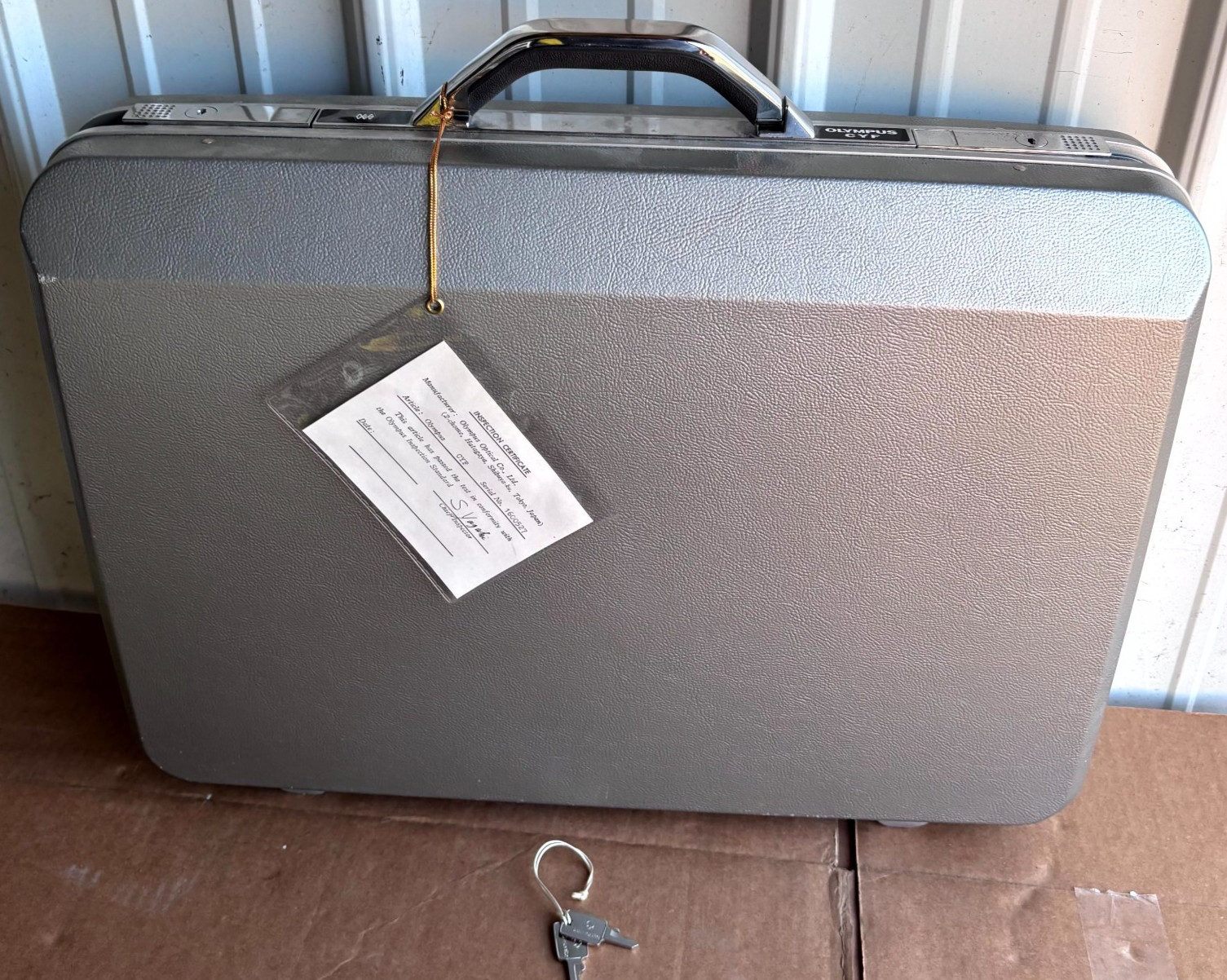 Olympus CYF OEM Hard Transport Storage Case Custom Foam Insert 2 Keys Medical