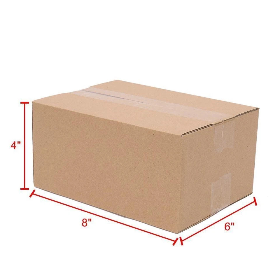 The Boxery 10x8x6» Corrugated Shipping Boxes – 100 Pcs