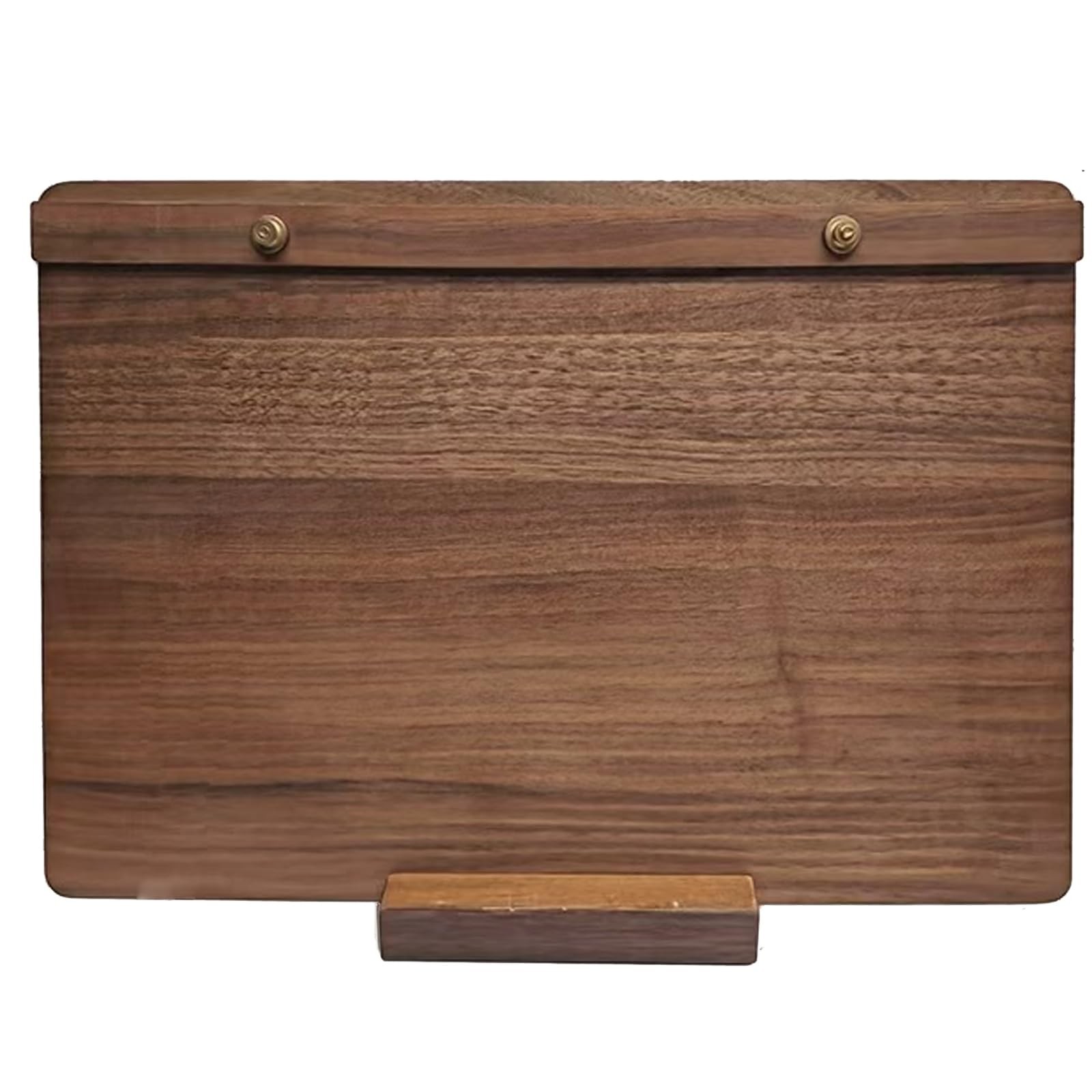 6.69×9.87in Solid Walnut 2-in-1 Menu Clipboard, Horizontal Stand