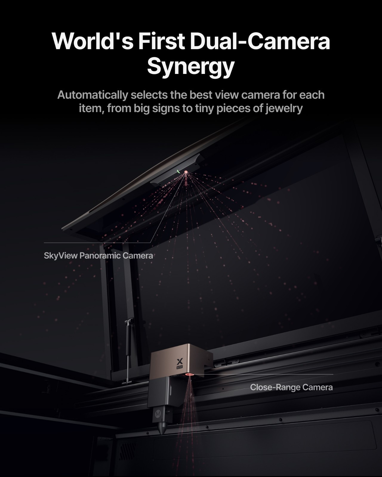 xTool P3 Laser Engraver and Cutter, Class I Laser Engraver 80W Laser Output