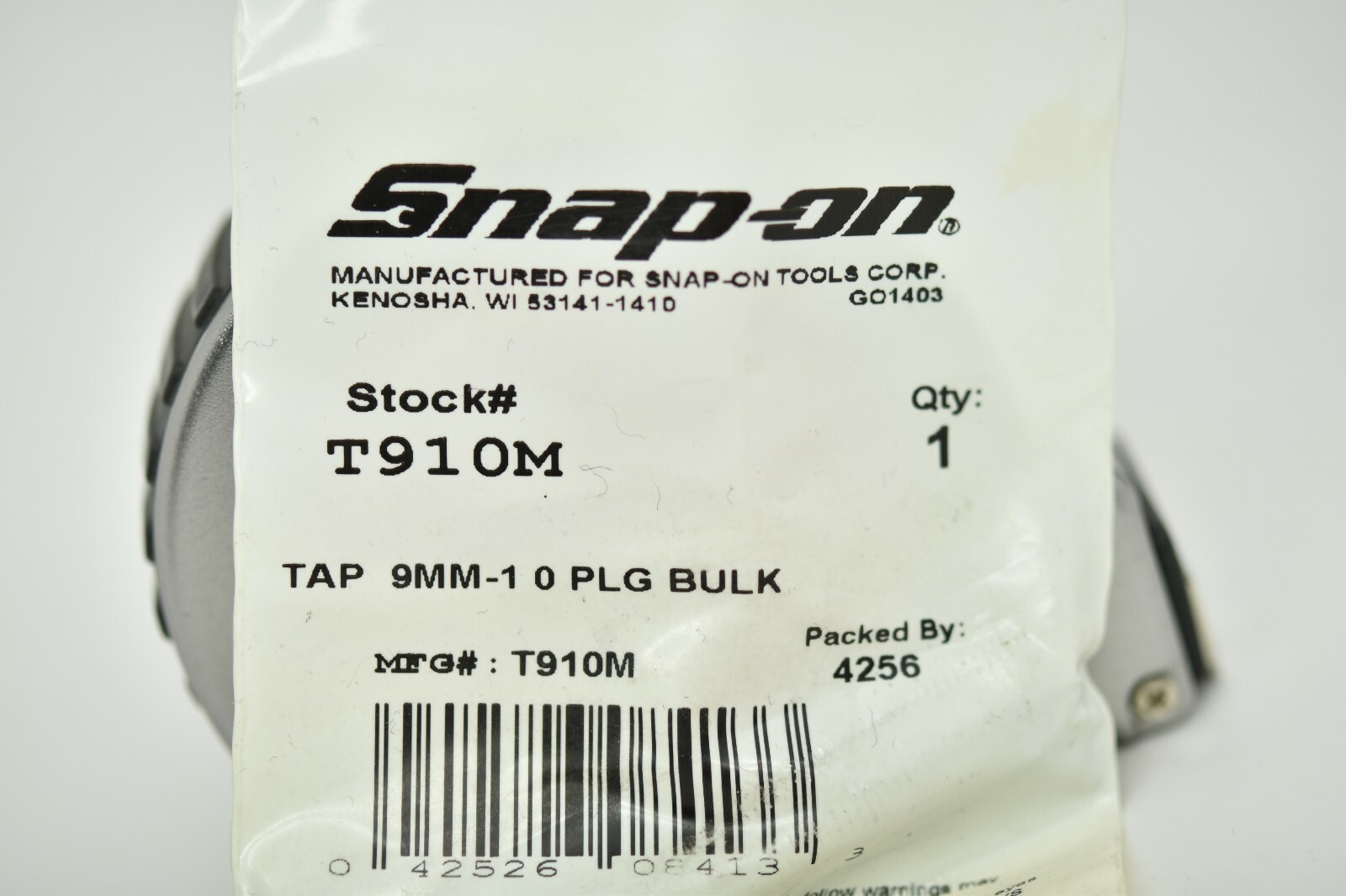 Snap-On T110M M9 x 1.00 Tap Unused