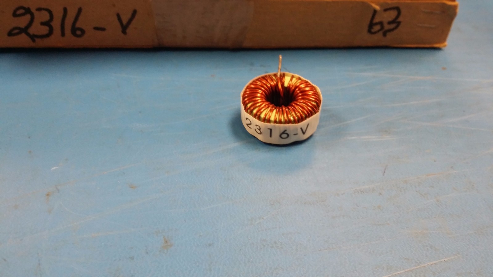 (4 PCS) 2316-V JW MILLER Ind High Current Toroid 220uH 15% 1KHz 5.8A RDL