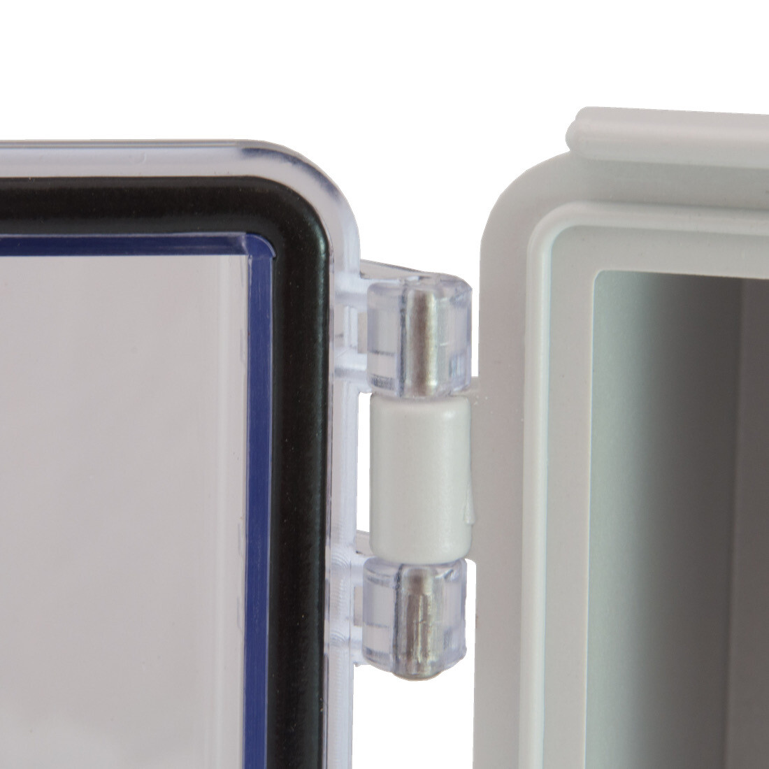 EKM UL Watertight Enclosure Hinged Latching Lid Plastic DIN Rail Mount #71