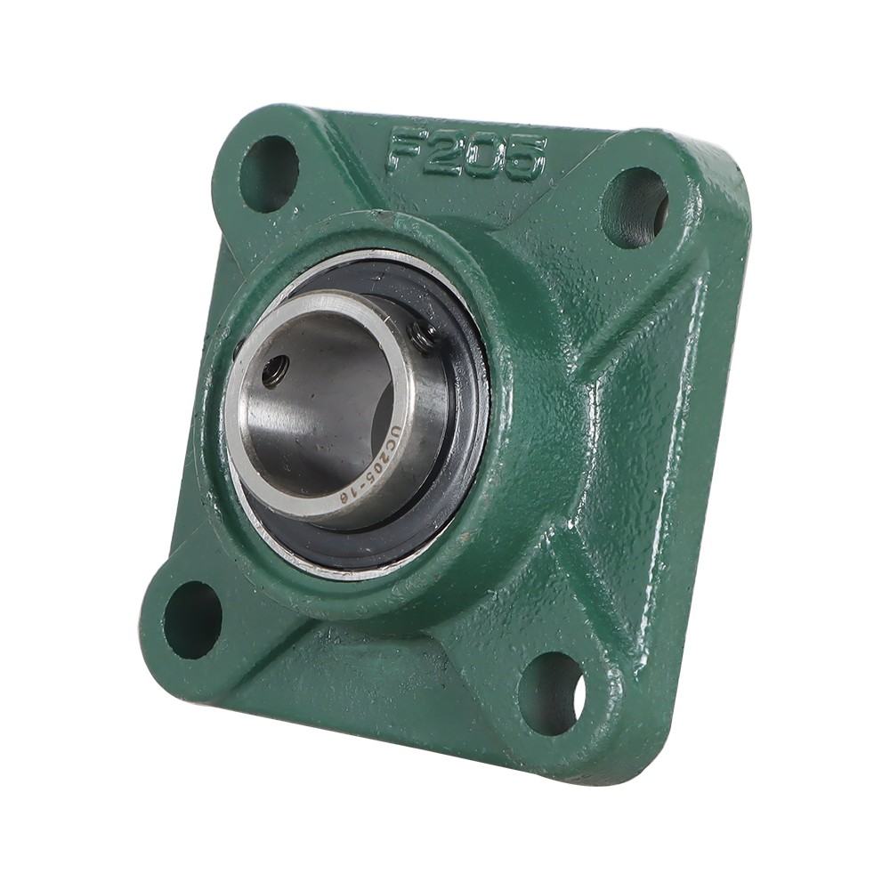 10 Pcs UCF205-16 Pillow Block Flange Bearing 1″ Bore 4 Bolt Solid Base