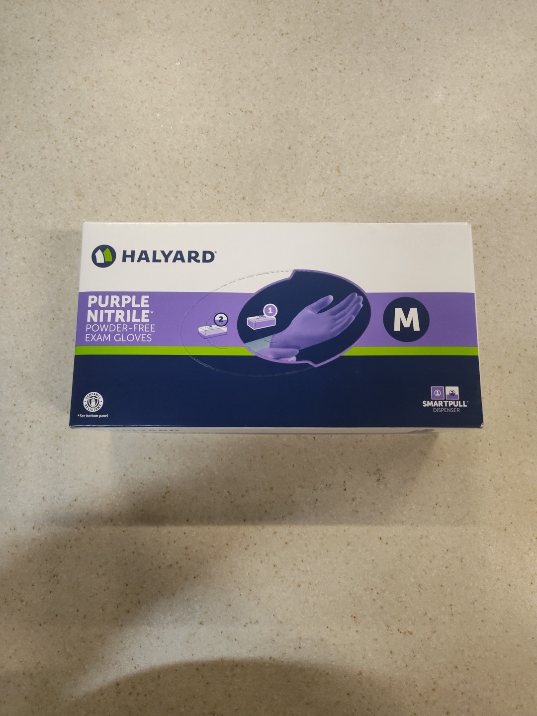 Halyard 55082 Nitrile Exam Gloves, Pack of 100 – Purple