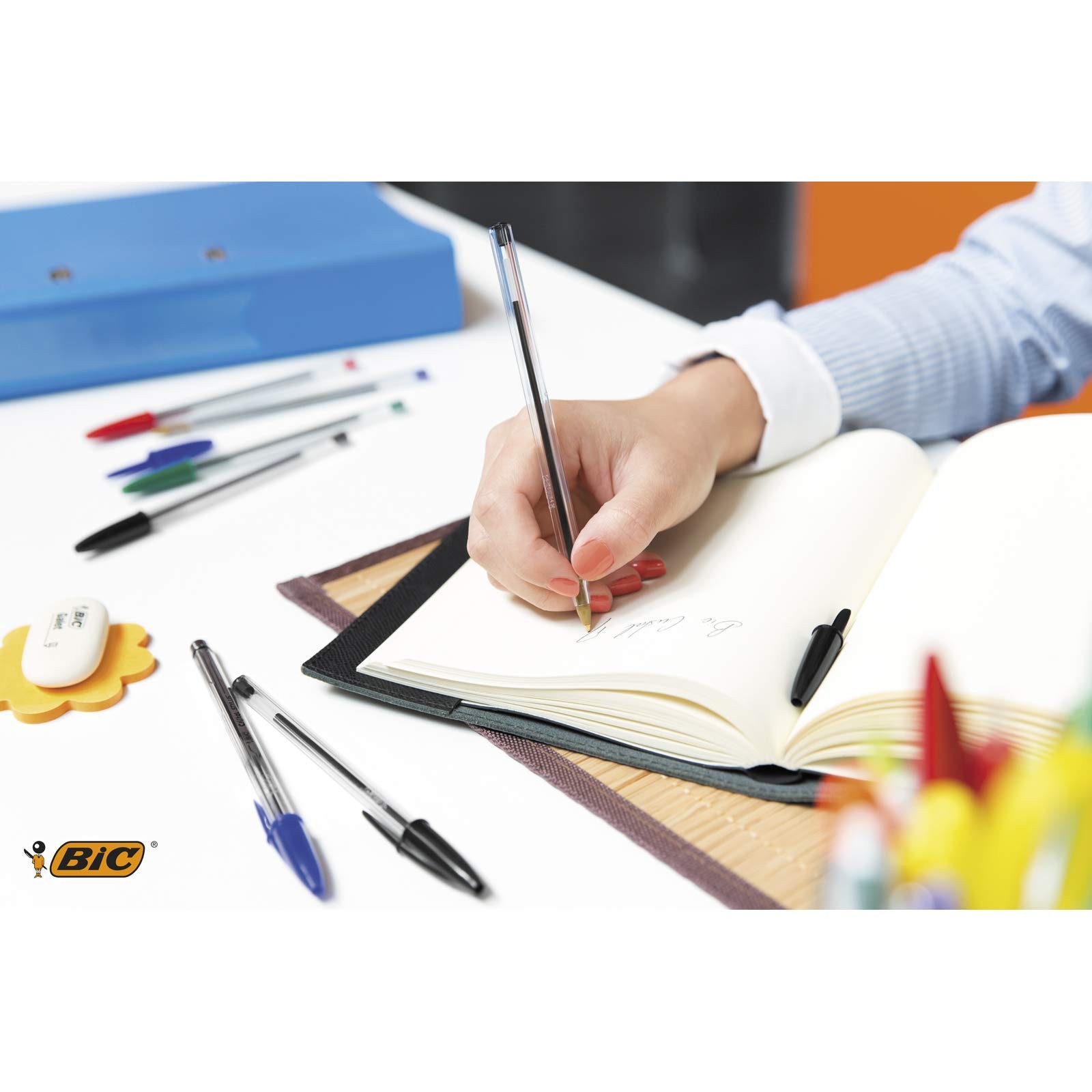 BIC Cristal Original Ballpoint Pens Medium Point (1.0 mm) Office Product