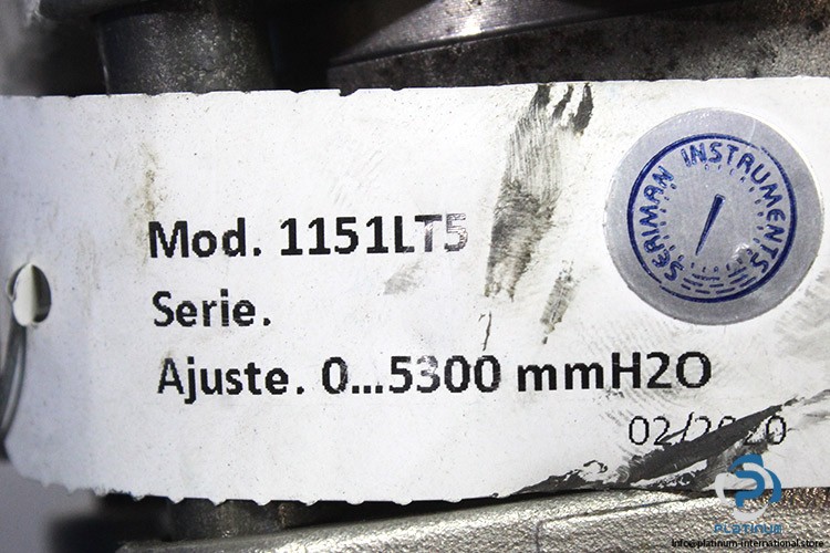 ROSEMOUNT 1151LT5 PRESSURE TRANSMITTER_0 … 5300 mmH20_3 in./DN 80_316 SST