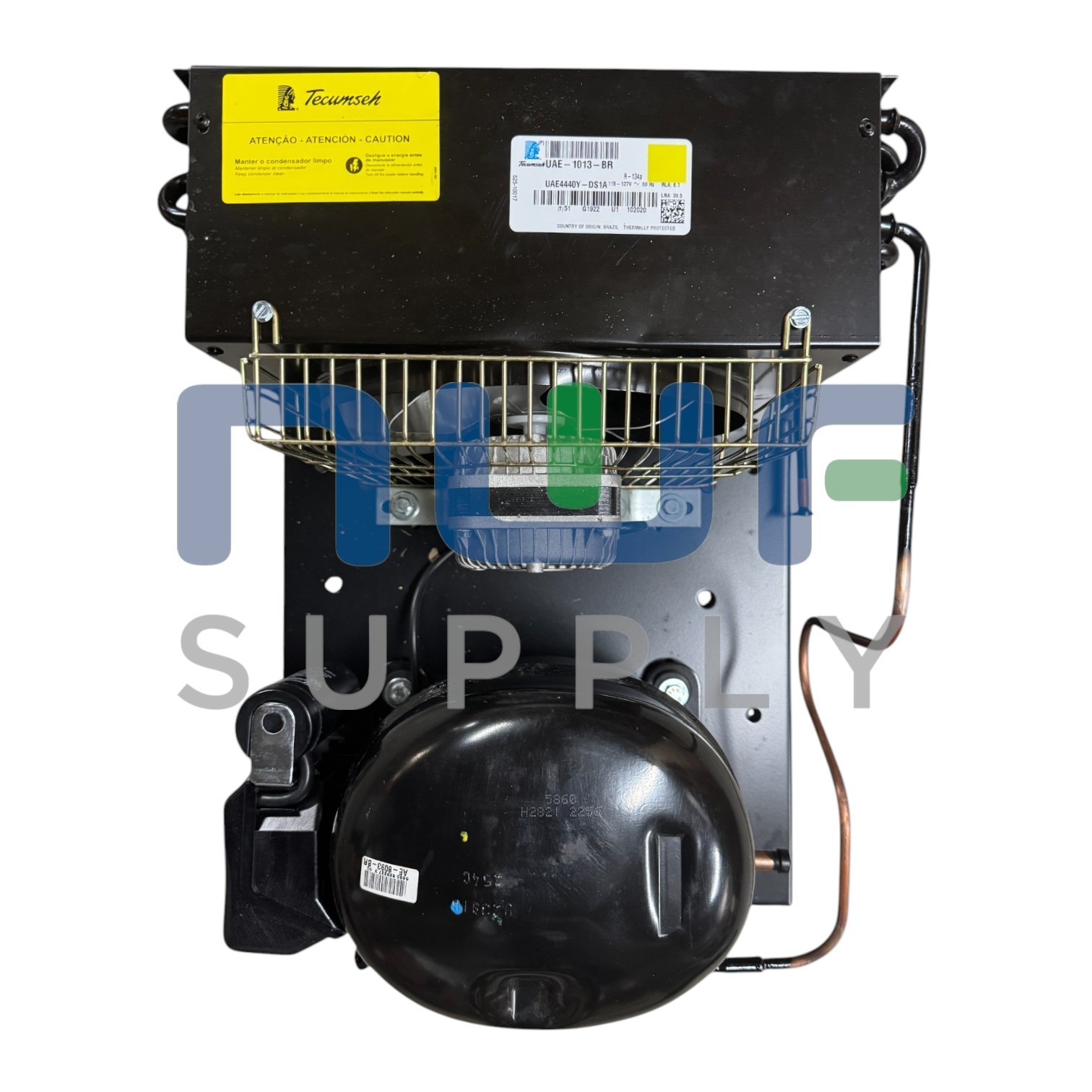 AE4440Y Tecumseh Refrigeration Condensing Unit 1/3 HP 115v 60 Hz R-134a