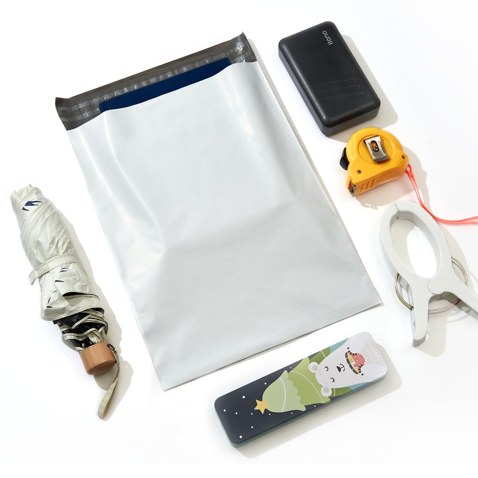100 ct 12×15.5 Self-Seal Poly Mailers Tear-Proof Water-Resistant Lightweight