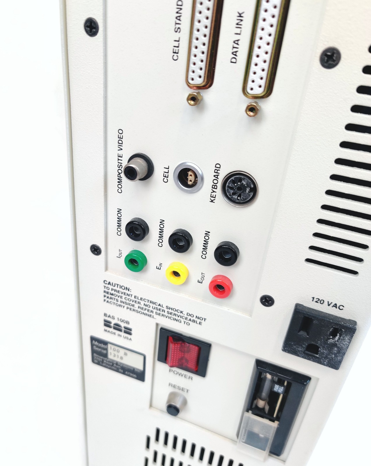 BAS 100B Electrochemical Analyzer Bioanalytical Systems for C-2 Cell Power Test