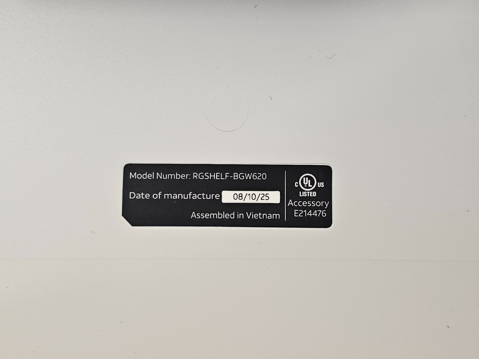 Vantiva RGSHELF-BGW620 Bracket Assembly Wal Mount, White