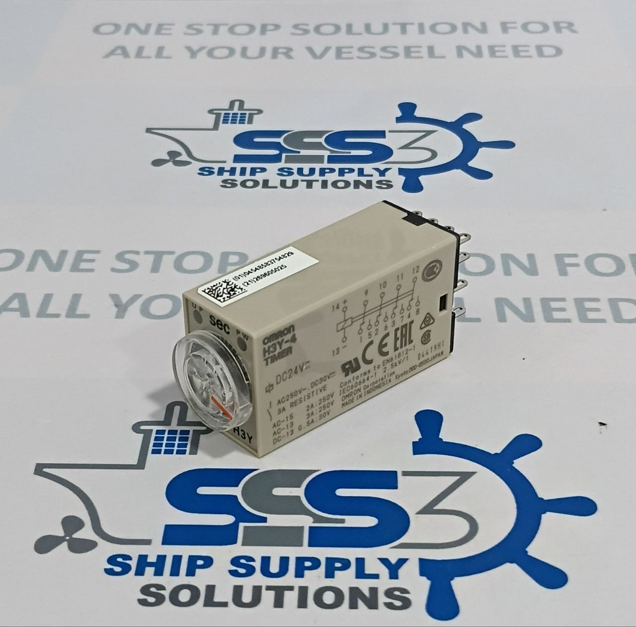 Omron H3Y-4 Timer Range 0-30sec 24VDC (Unused New)