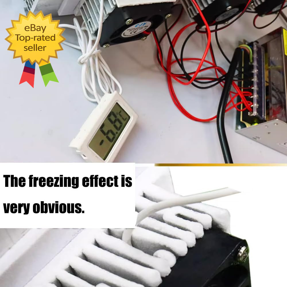 Mini Air Conditioner DC 12V DIY Thermoelectric Peltier Refrigeration Cooling Sys