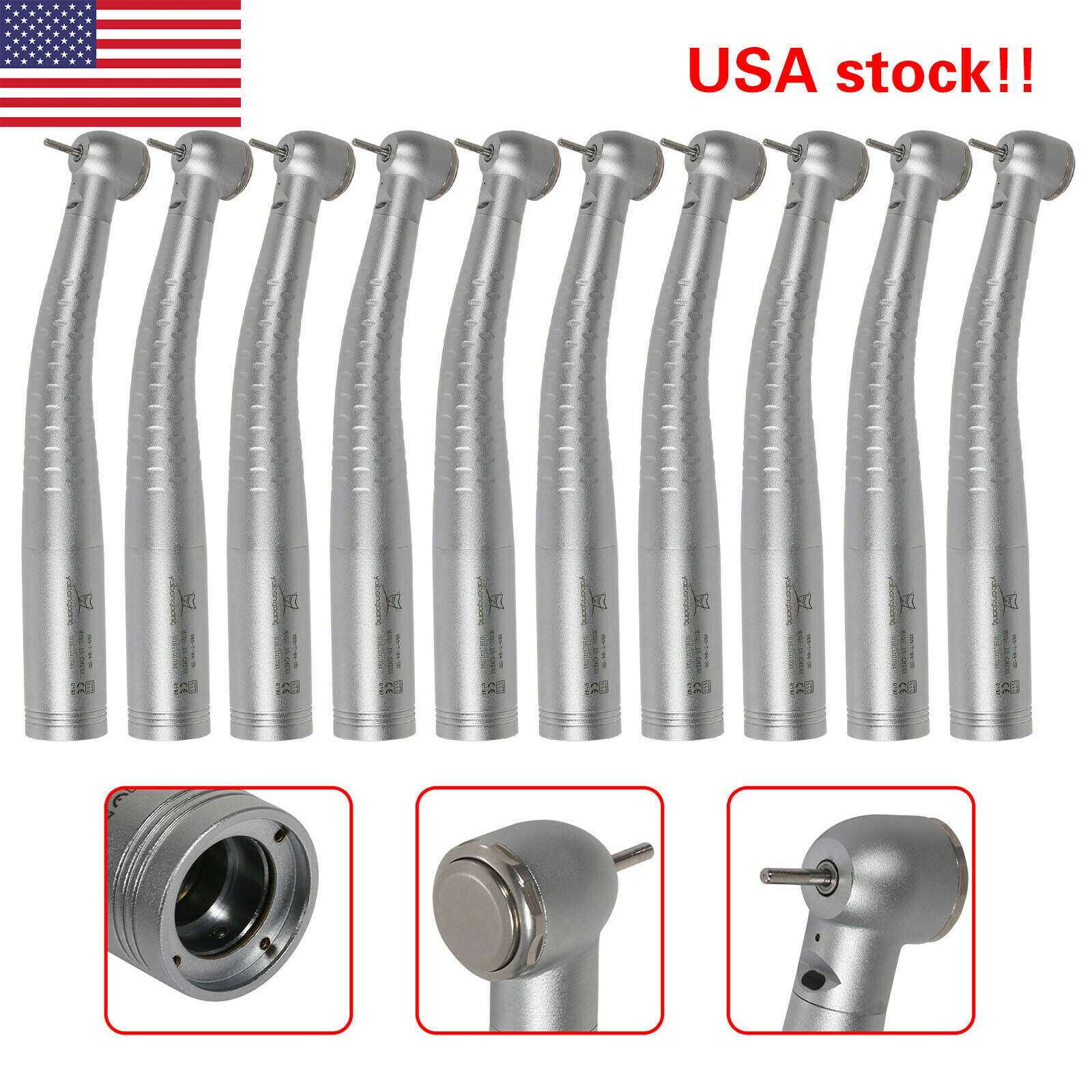 Yabangbang Dental Fiber Optic High Speed Handpiece Turbine fit Kavo coupler ns