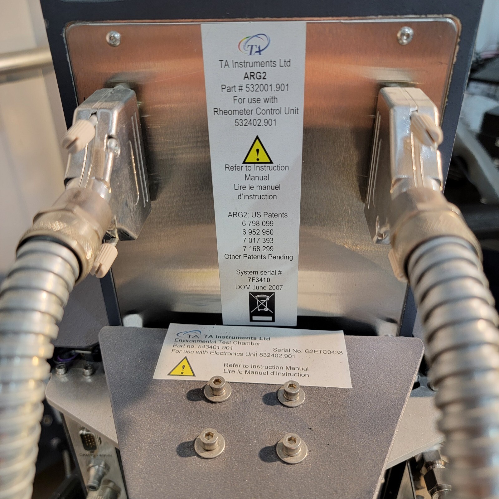 TA AR-G2 Rheometer w/ Controller, Computer, Software, Heat Ex, LN2 Hose and More