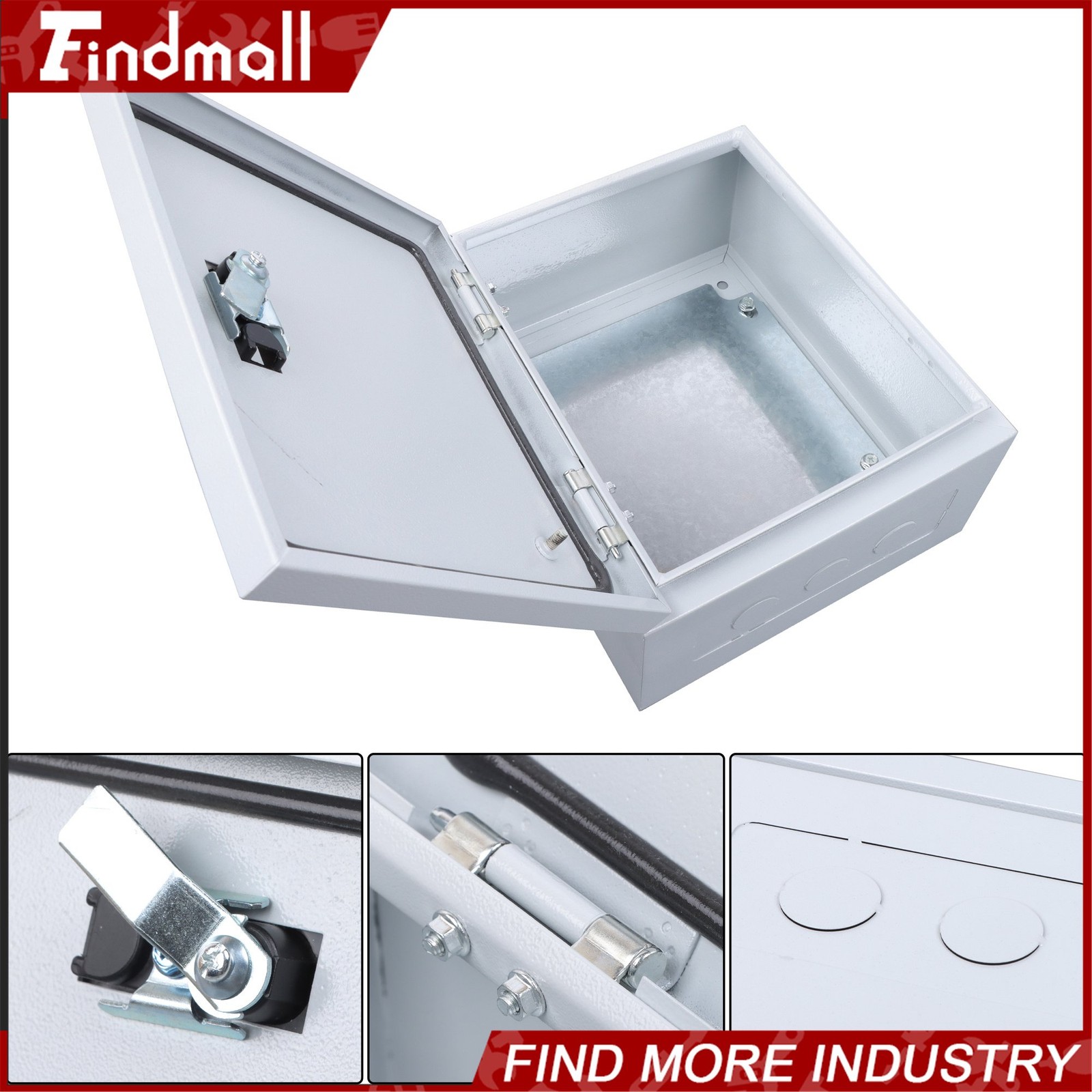 Findmall Outdoor Electrical Junction Box, NEMA 4X Enclosure Box 12 x 10 x 6»