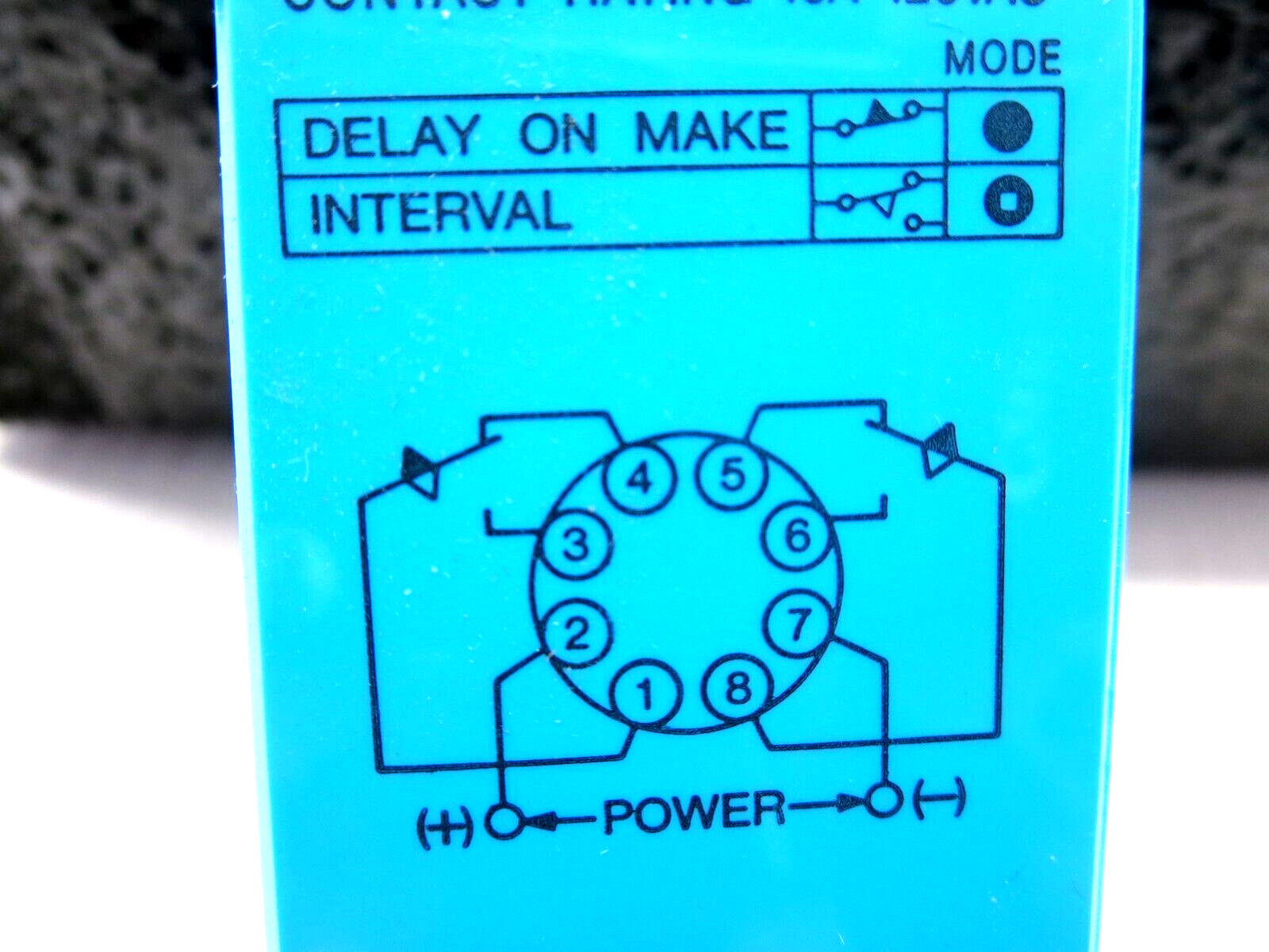 Idec RTE-P11 & P-B 27E122 Relay Time Delay W/Base 8 Pin 24VAC/DC See Pics Used