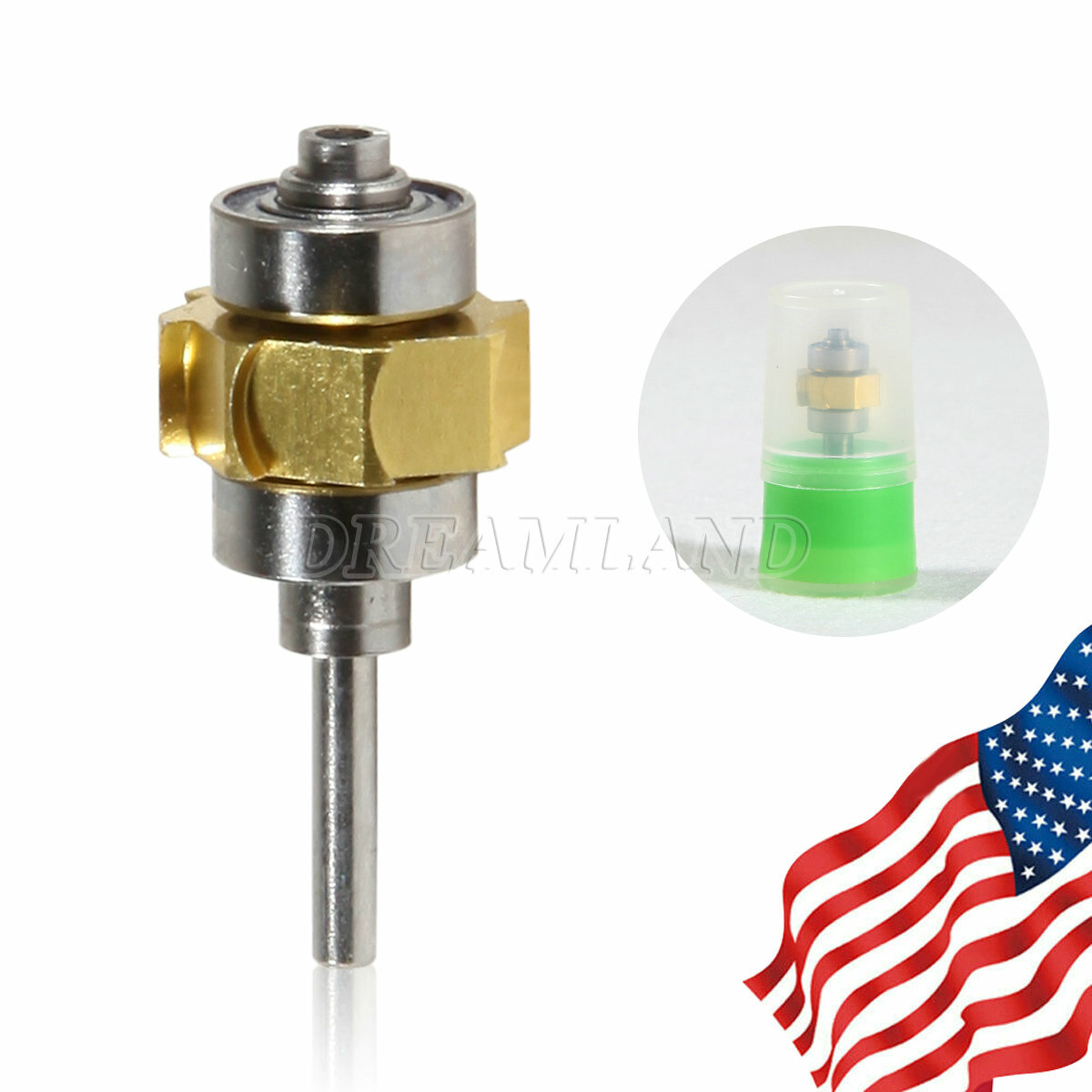 Dental Cartridge Turbine Rotor For YB6/SB6/GB4/YBNK4 High Speed Handpiece USA