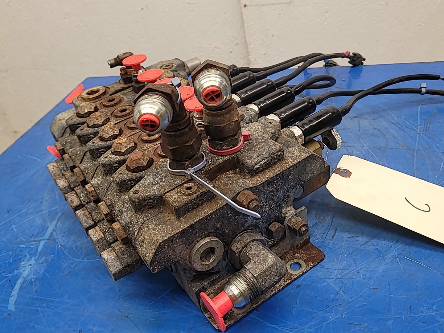 Parker Pulsar Hydraulic 6 Valve Stack Manifold VPL244 Assembly 100670985 Unit C
