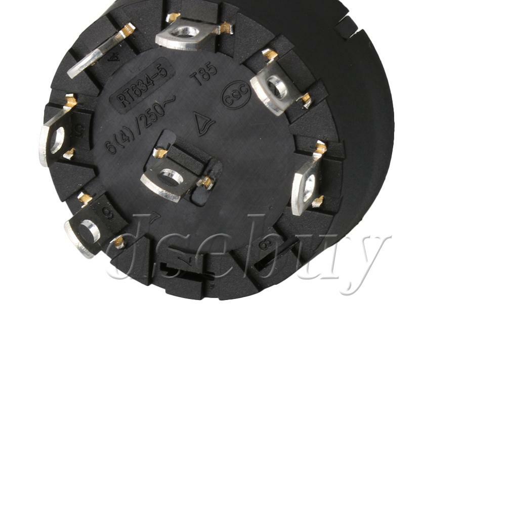 6 Positions Selector Rotary Position Switch & Knob Small Home Appliance Part