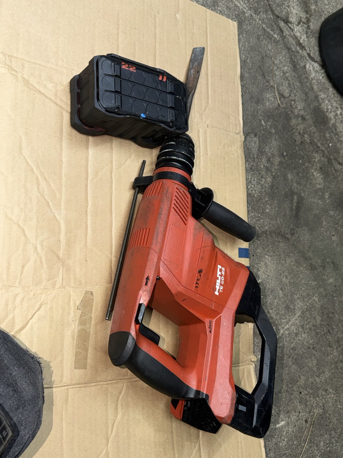 HILTI TE 30-22 NURON ATC & AVR Cordless Rotary Hammer Drill/B 22-255 Li-ion BATT