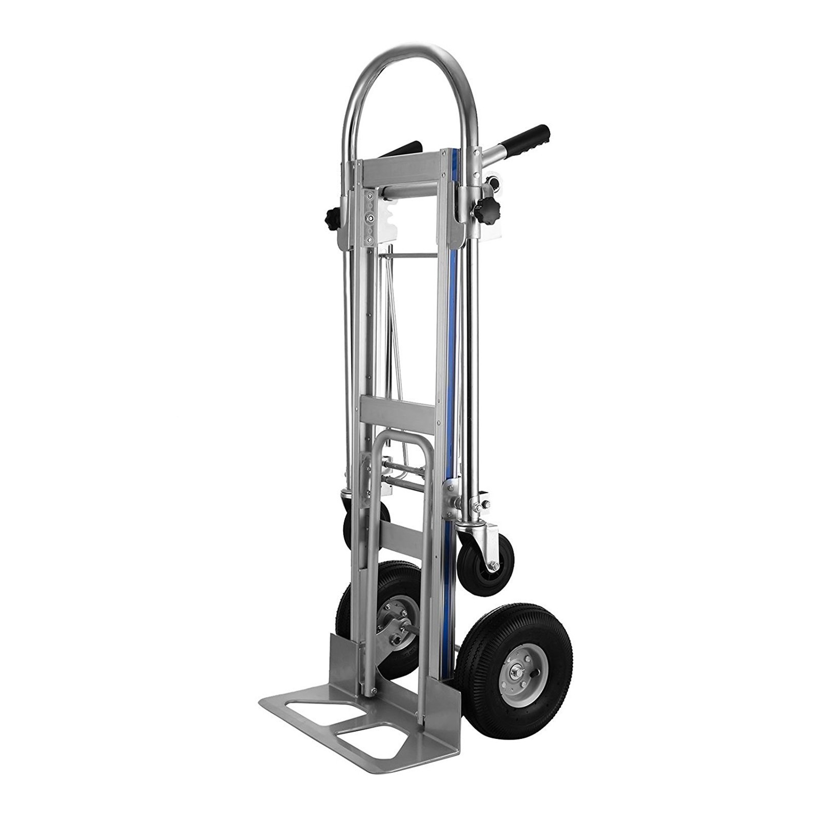 4 in 1 Aluminum Hand Truck Dolly Heavy Duty 1000 LB Convertible Folding Cart