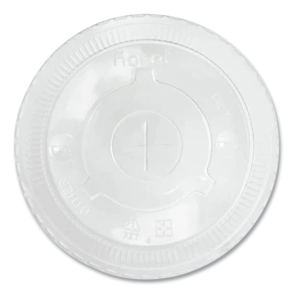 Karat KRTCKCL1045 32 oz. Cold Cup Flat PET Plastic Lids – Clear (600/Carton) New