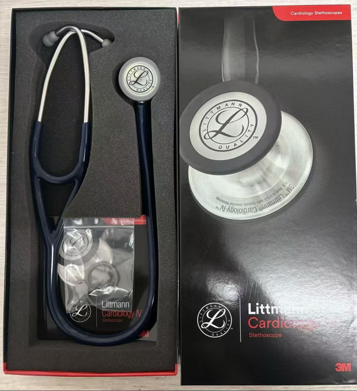 3M Littmann Cardiology IV Stethoscope, 6154,navy blue Cardiac pulse