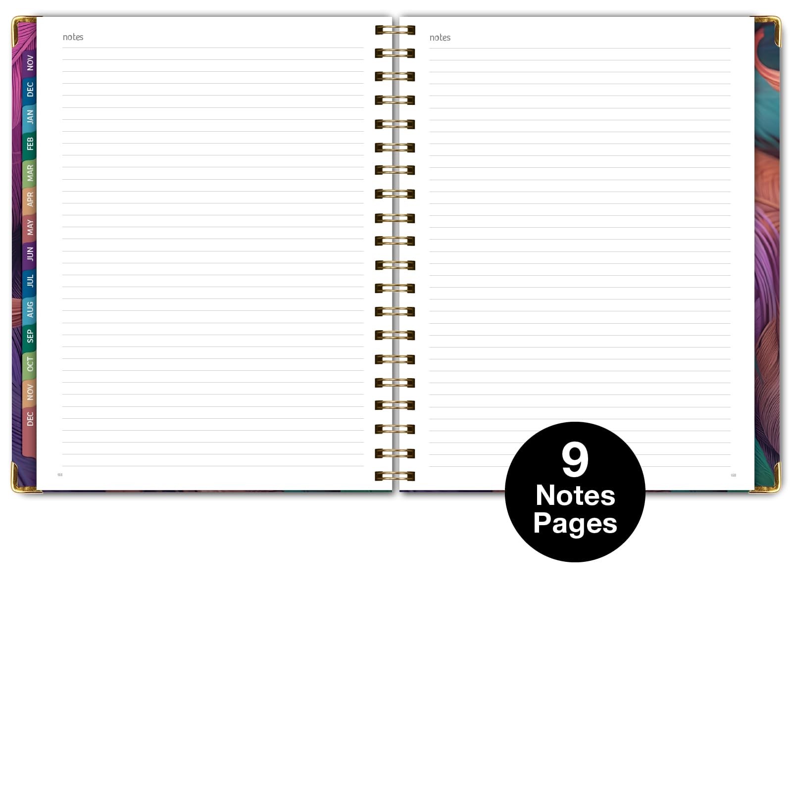 HARDCOVER 2026 Planner, 7″x9″: 14 Months (November 2025 – December 2026), Dai…