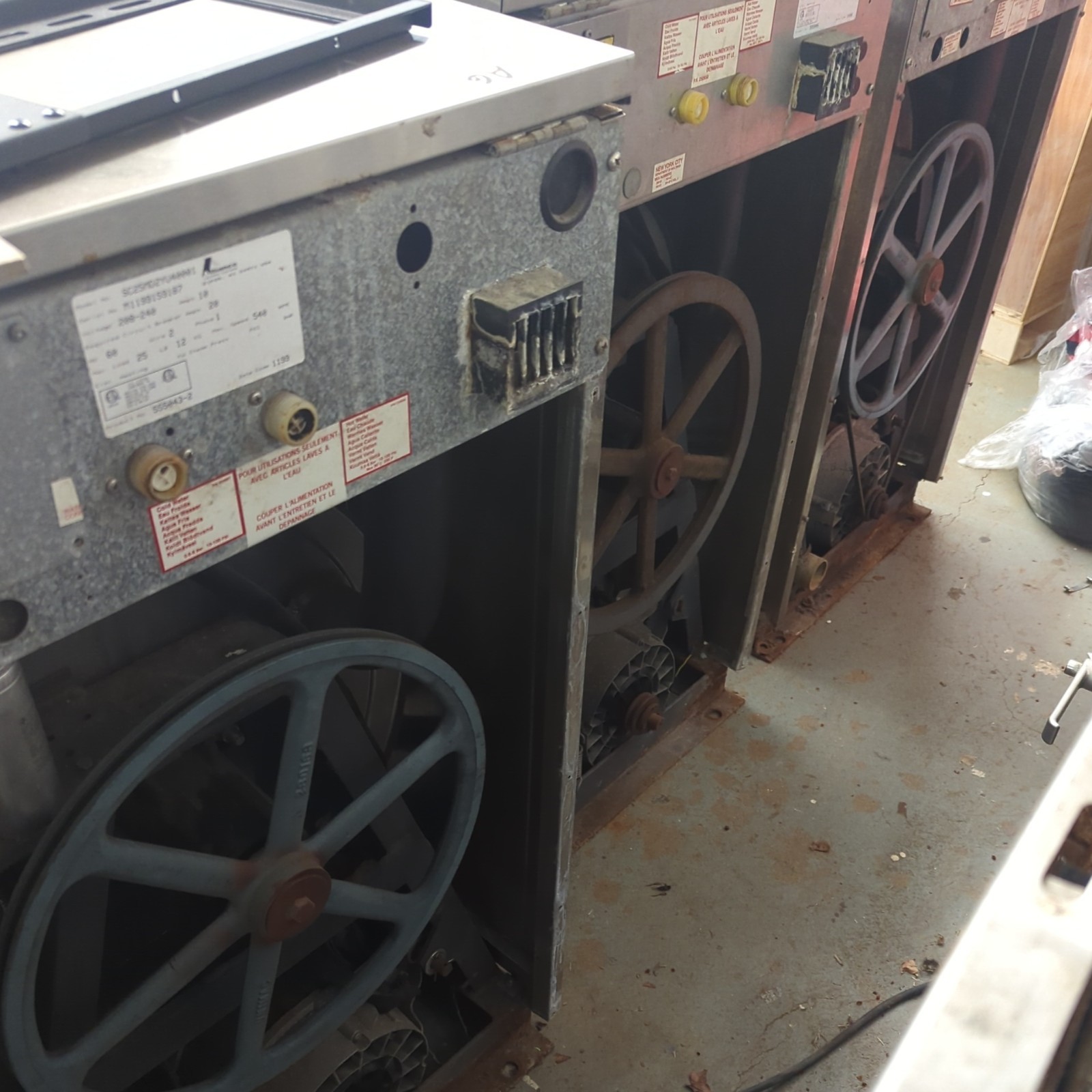 Alliance Huebsch Speed Queen parts units Coin Operated FL Washer Laundromat Pull