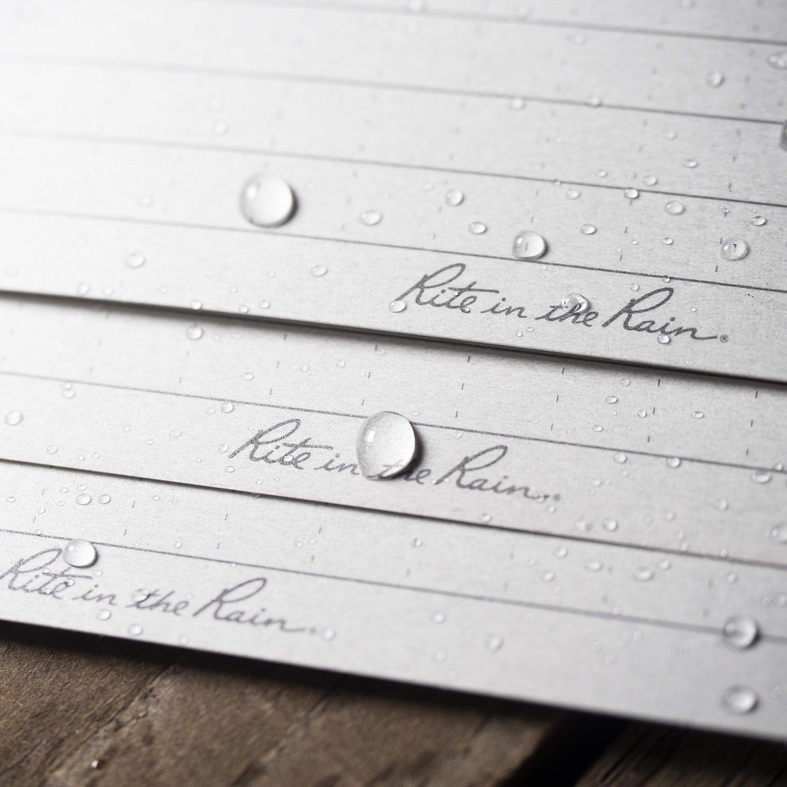 Weatherproof Index Cards, 3 x 5, Universal Pattern, Gray No. 791