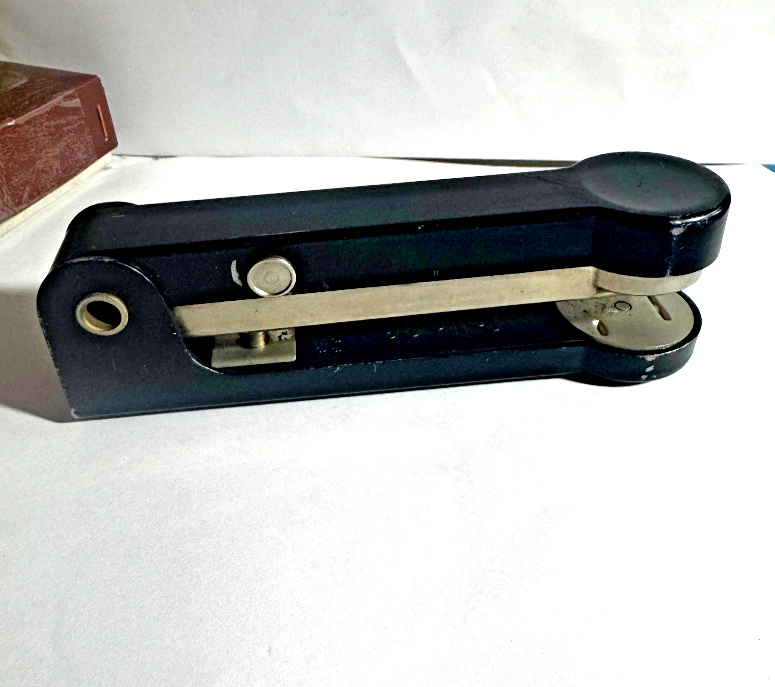 Vtg Folle 26 Desktop Stapler Heavy Duty Stainless Steel Denmark Black Office
