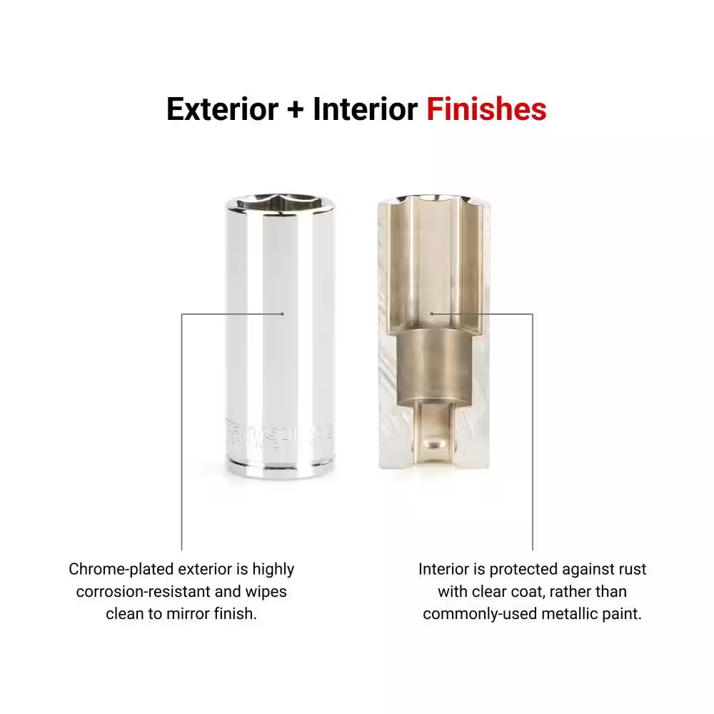 3/8 In. Drive X 15/16 In. Deep 12-Point Socket