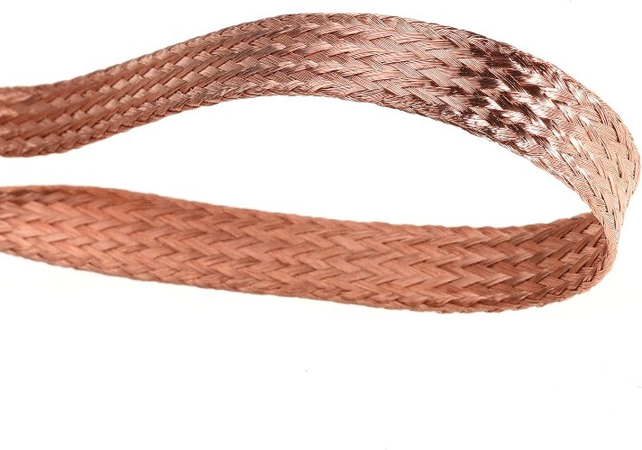 Heavy Duty Braided Copper Ground Strap, 11.8-Inch Length with Color: 5pcs 11.8