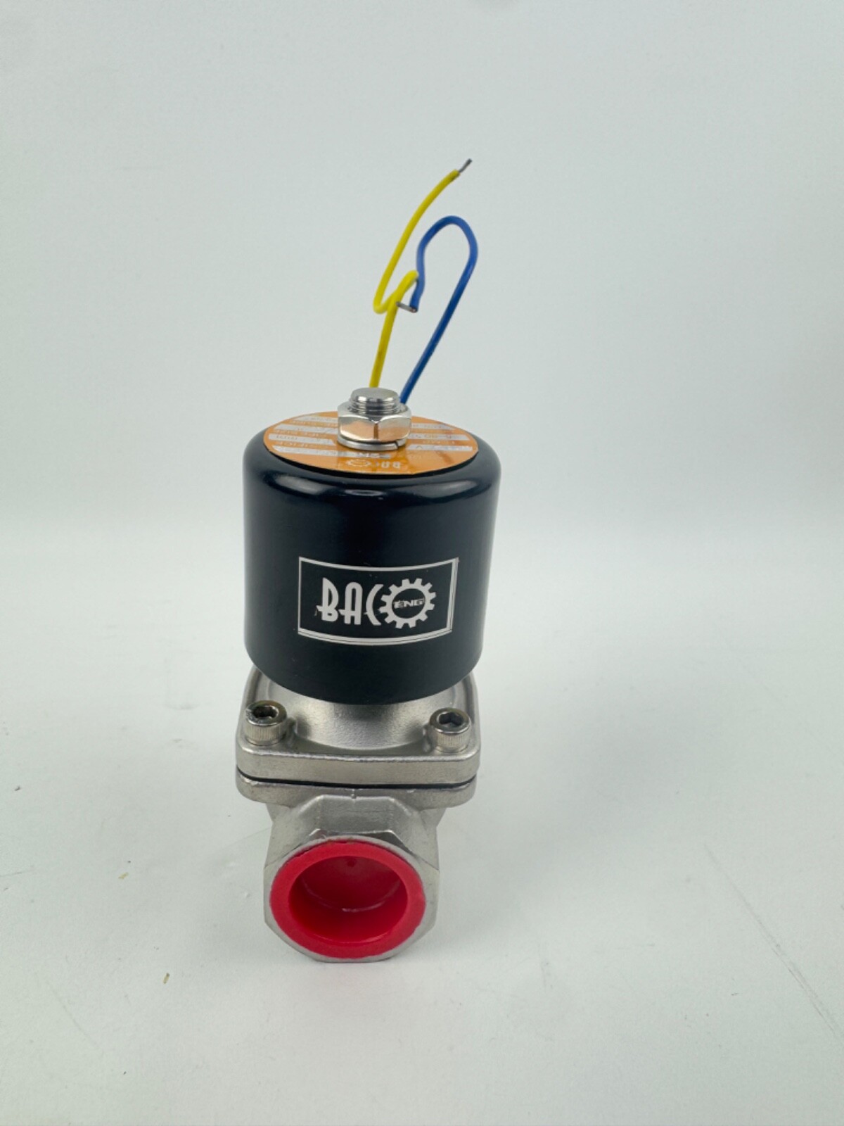 BACO 2W-160-10B Stainless Steel Solenoid Valve 2-Port Normally Closed