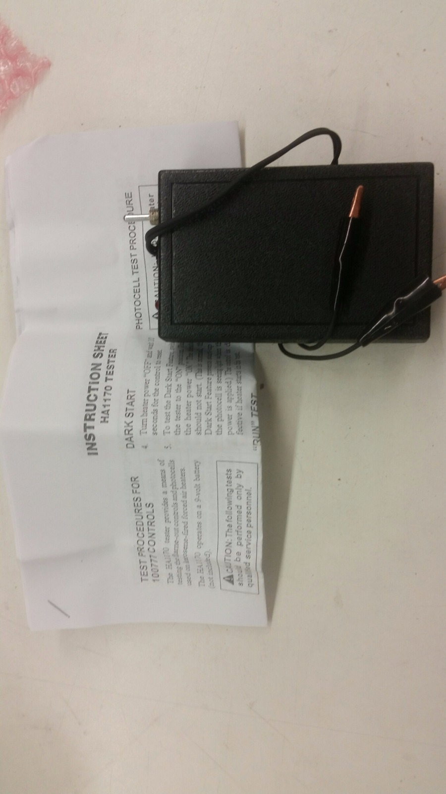New DESA HA1170 Ignition Control Tester / Photocell Tester