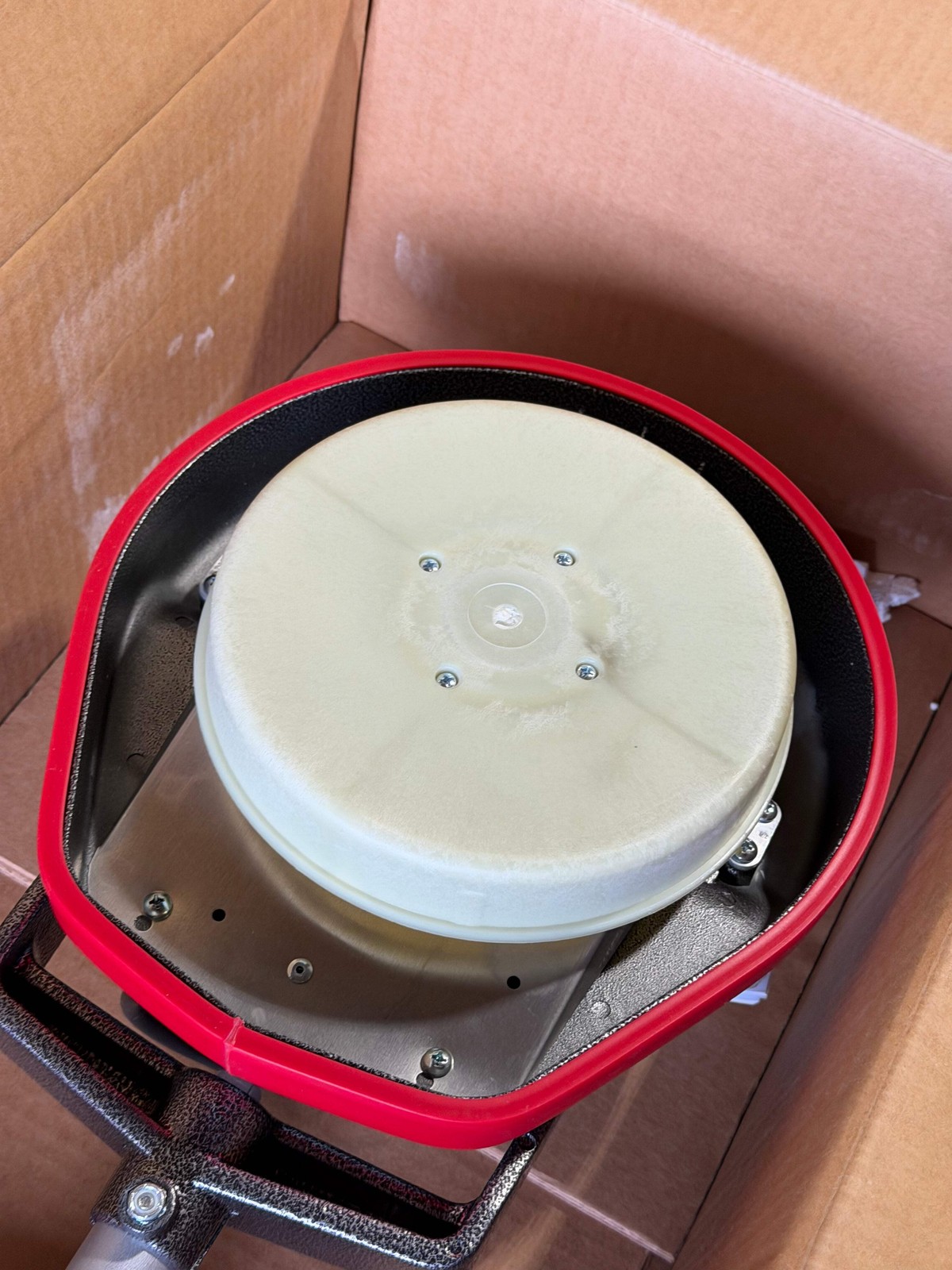 ORECK COMMERCIAL ORBITER HARD FLOOR CLEANER MACHINE GRAY/RED ORB550MC