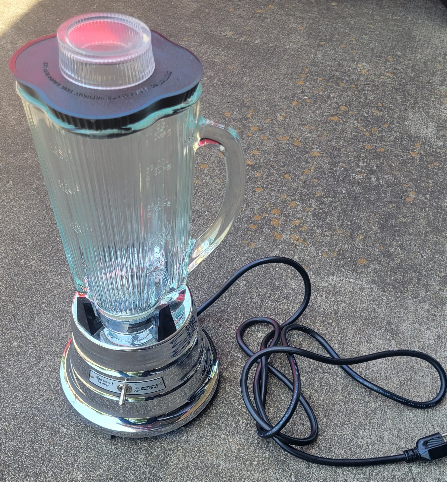 *VGC* Waring Commercial Blender 50th Anniversary, Chrome, WORKS GREAT!!!